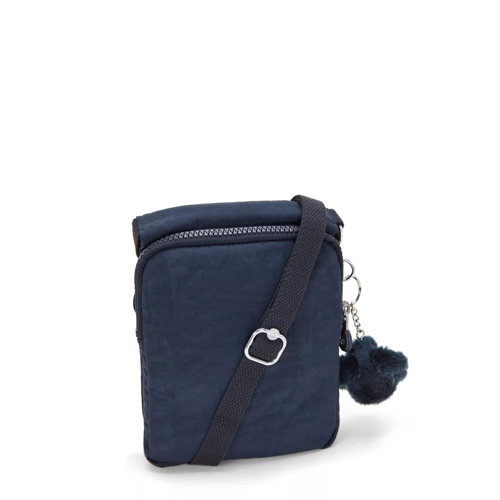 Kipling NEW ELDORADO, kleine Umhängetasche, Blue Bleu 2 (blau), kompakte Crossbody Tasche