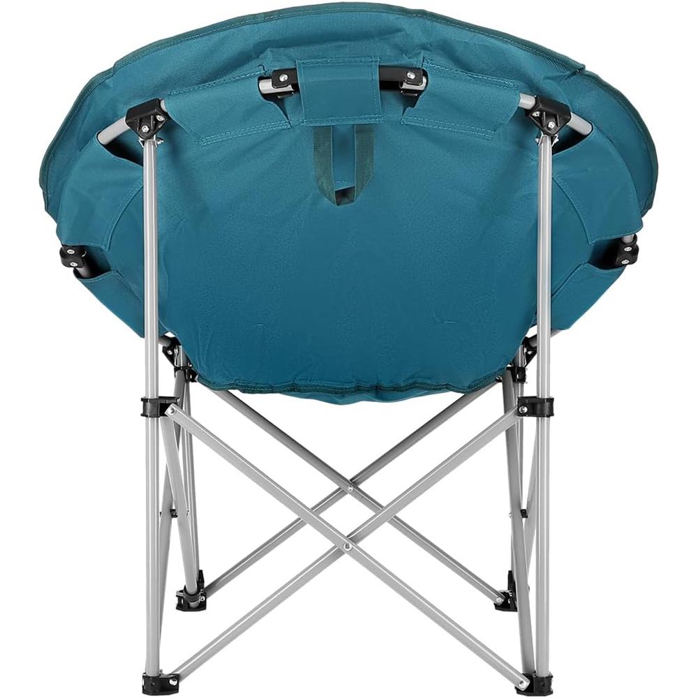 NILS CAMP Campingstuhl faltbar in Blau - bequemer Outdoor Stuhl für Camping, Angeln & Garten