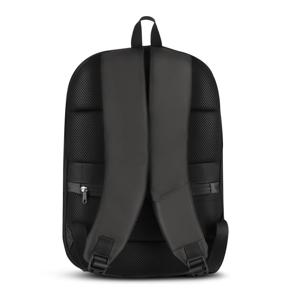 NILS Laptop Rucksack 19L Grau - Handgepäckgröße Business Reisen Arbeit Alltag