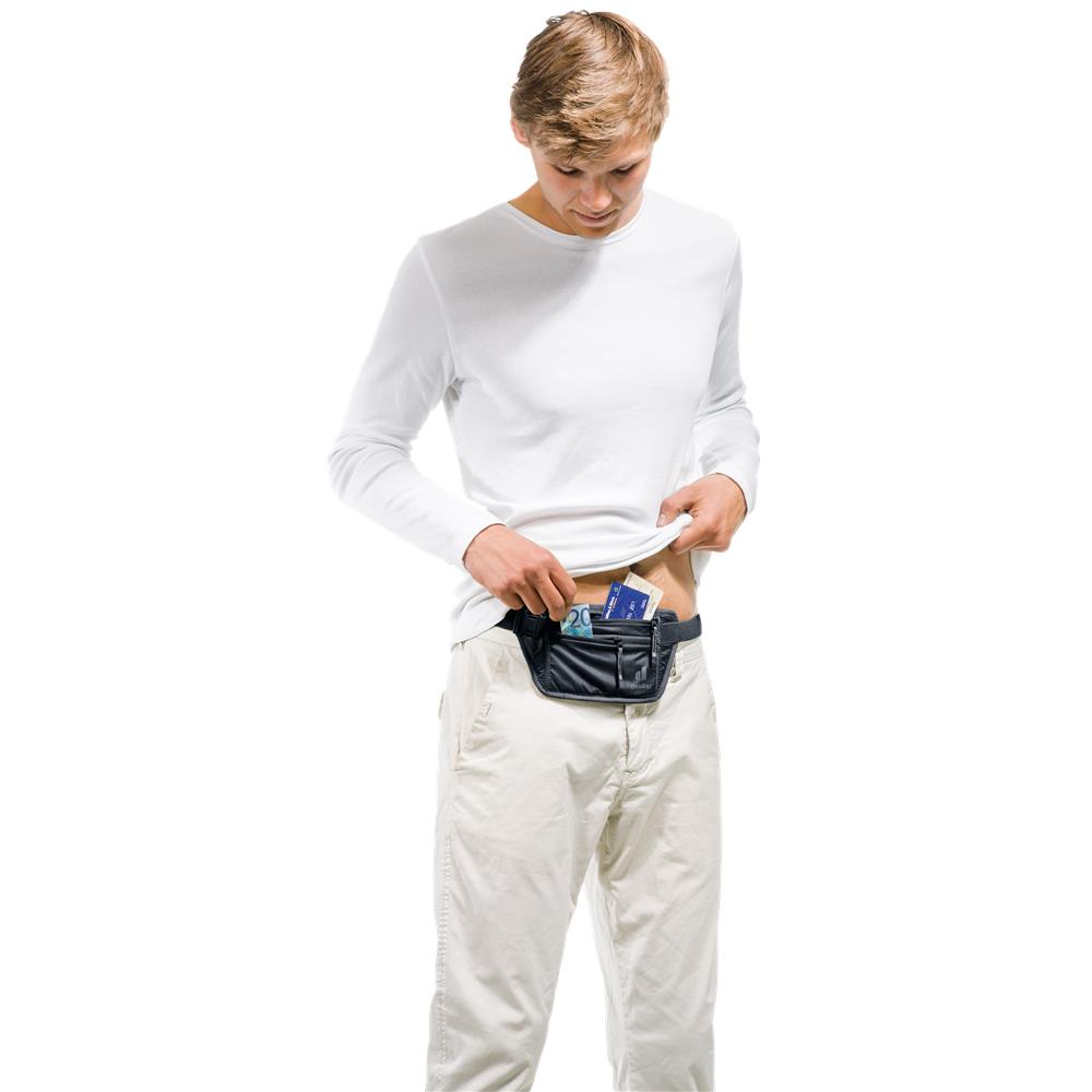 deuter Security Money Belt I, Reiseaccessoires, black (schwarz), Bauchtasche, Gürteltasche