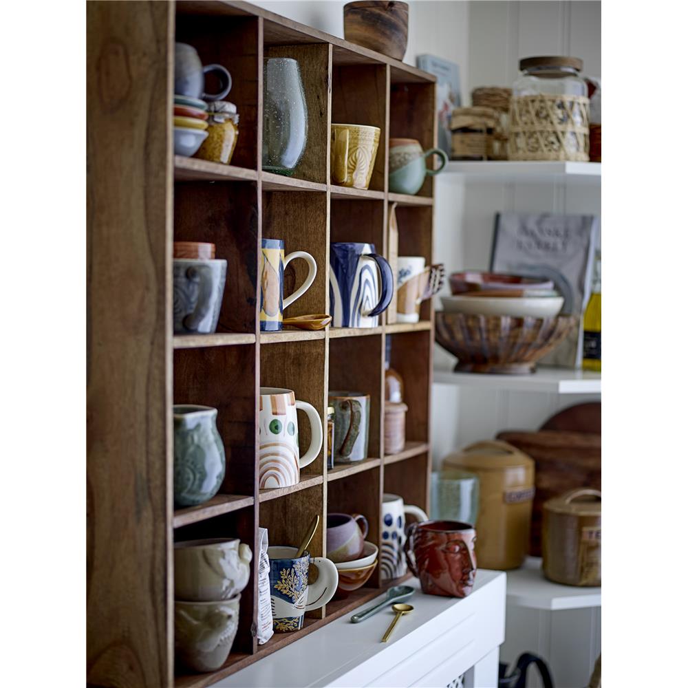 Bloomingville Reeha Tasse in Braun, 310ml, aus Steingut