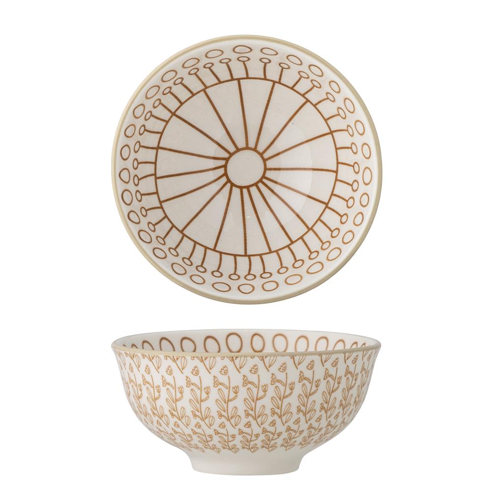 Bloomingville Maple Schüssel, Orange, 270ml, Steingut, dänisches Design