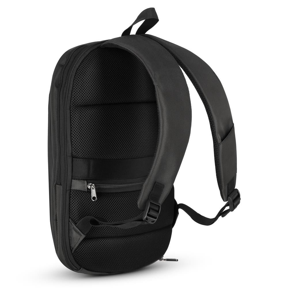 NILS Laptop Rucksack 19L Grau - Handgepäckgröße Business Reisen Arbeit Alltag