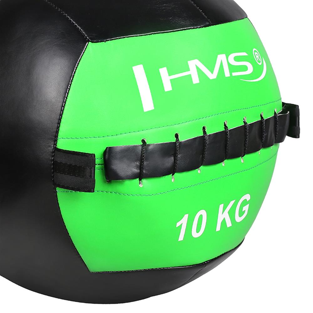 Wall Ball Medizinball 10 kg Trainingsball für Functional Training Grün | HMS WLB10