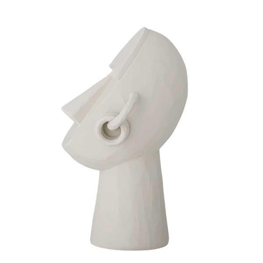 Bloomingville Luelle Deko, Weiß, Polyresin L17xH24,5xB14 cm