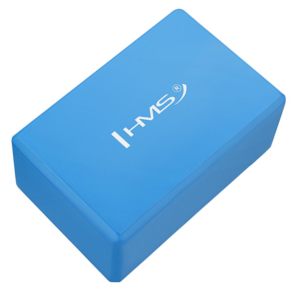 Yoga Block Blau Yogaklotz für Yoga, Pilates und Dehnübungen | HMS KJ01