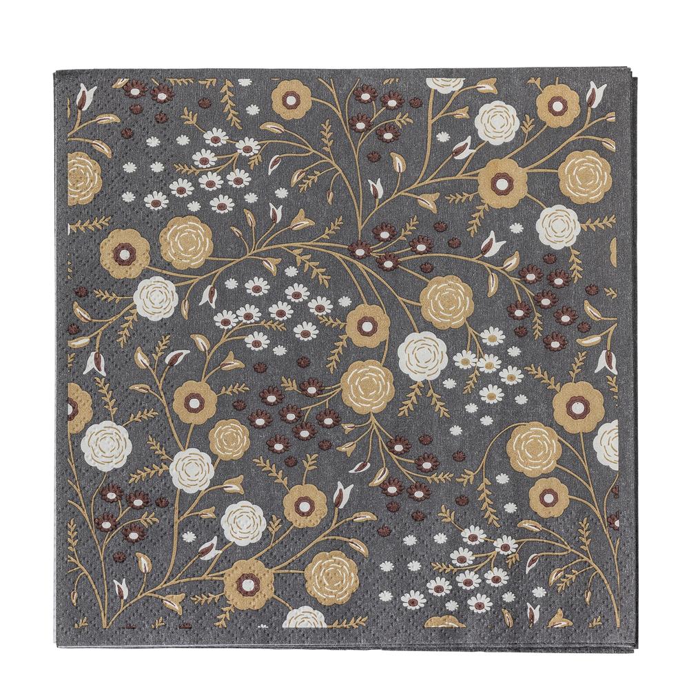 Bloomingville Eydis Servietten Bunt Papier 33x33cm 20er Pack