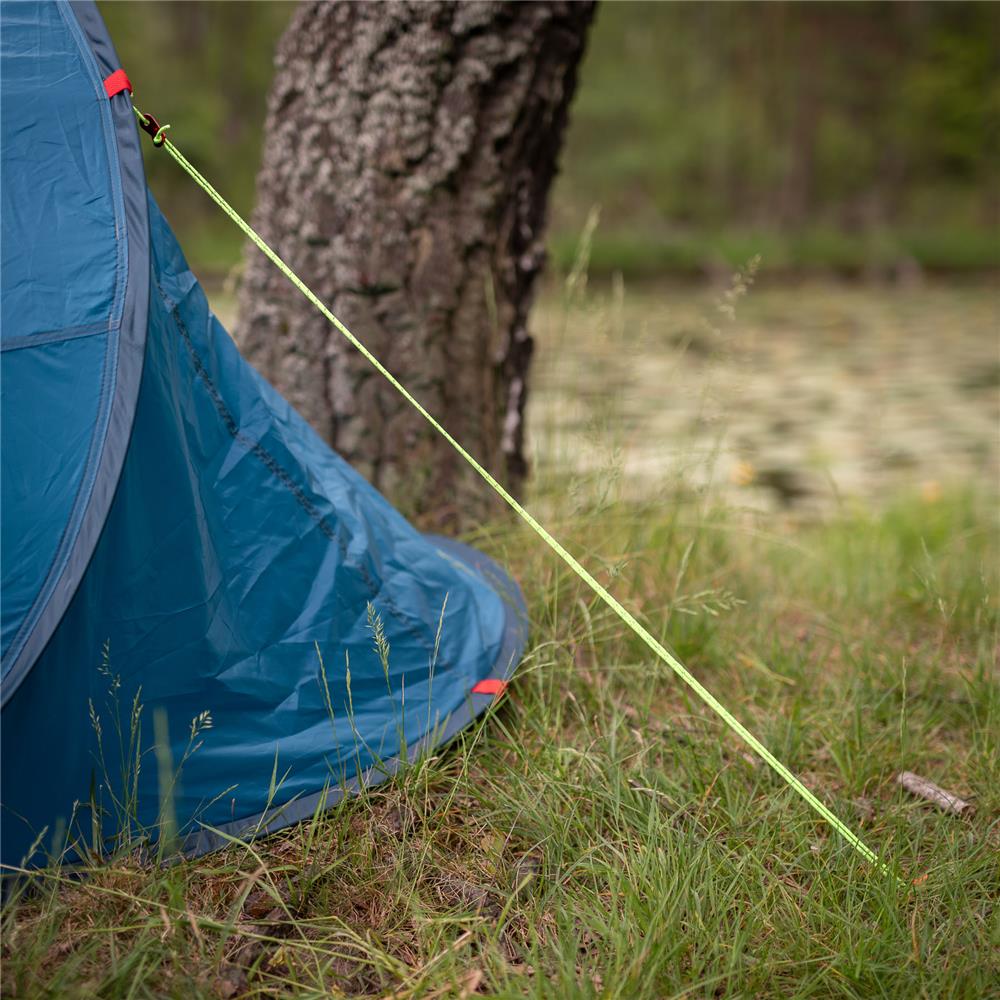 NILS CAMP Abspannset mit 10 Zeltheringen und 4 Spannschnüren für Camping Zelt Outdoor