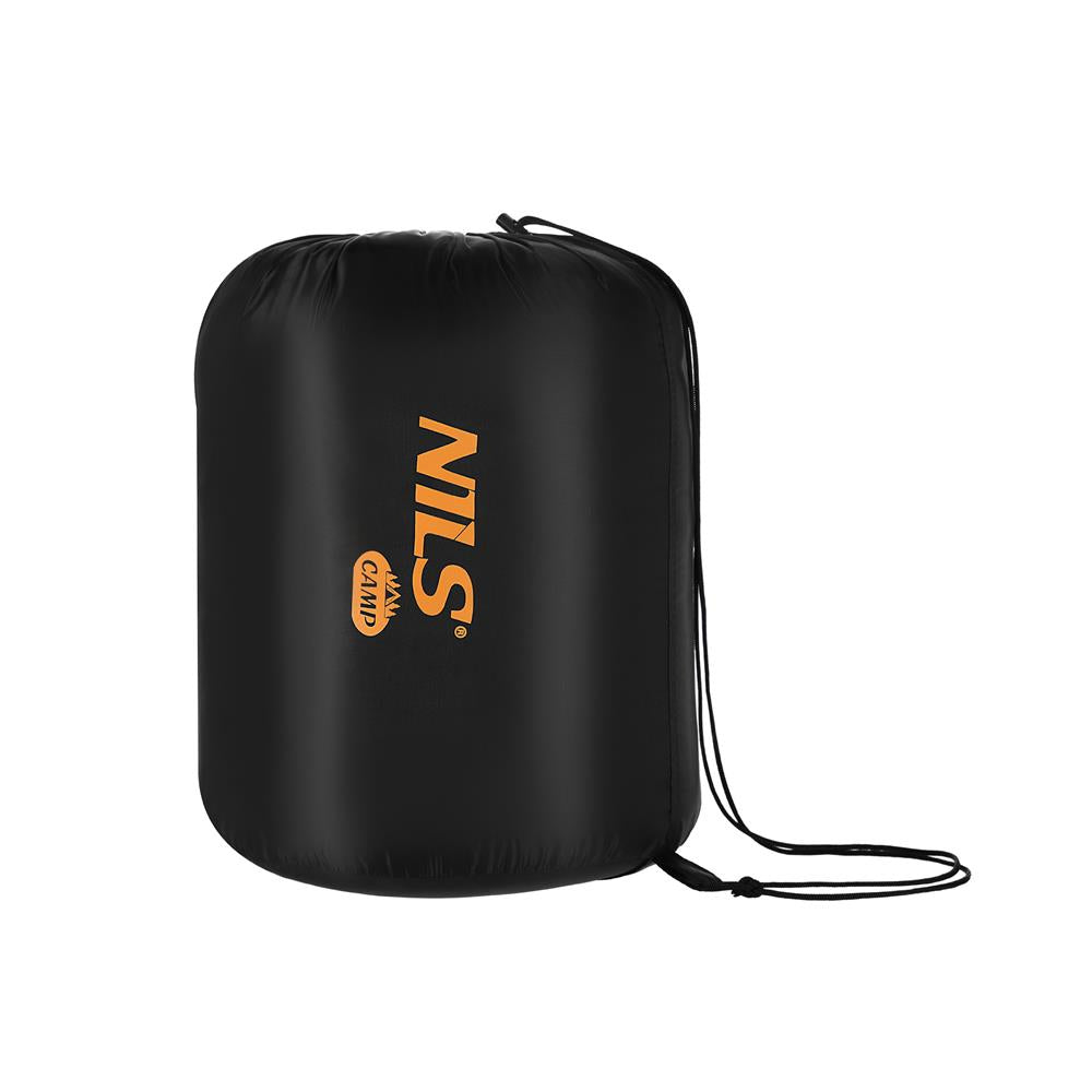 NILS CAMP Doppelschlafsack 3-in-1 mit Bär-Motiv für Camping Reisen Outdoor warm