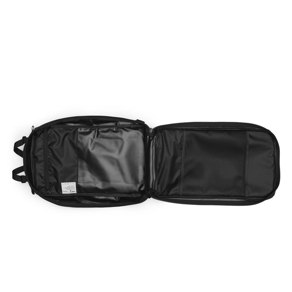 NILS CAMP Militärrucksack Ranger 45L Schwarz - Outdoor Trekking Rucksack Camping Survival