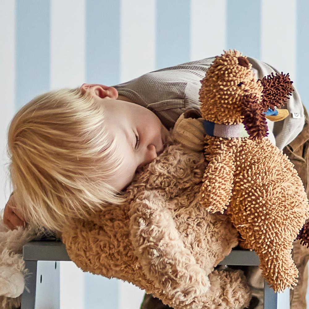 Bloomingville MINI Olfie Plüschtier braun - weicher Bär Stofftier für Baby & Kinderzimmer