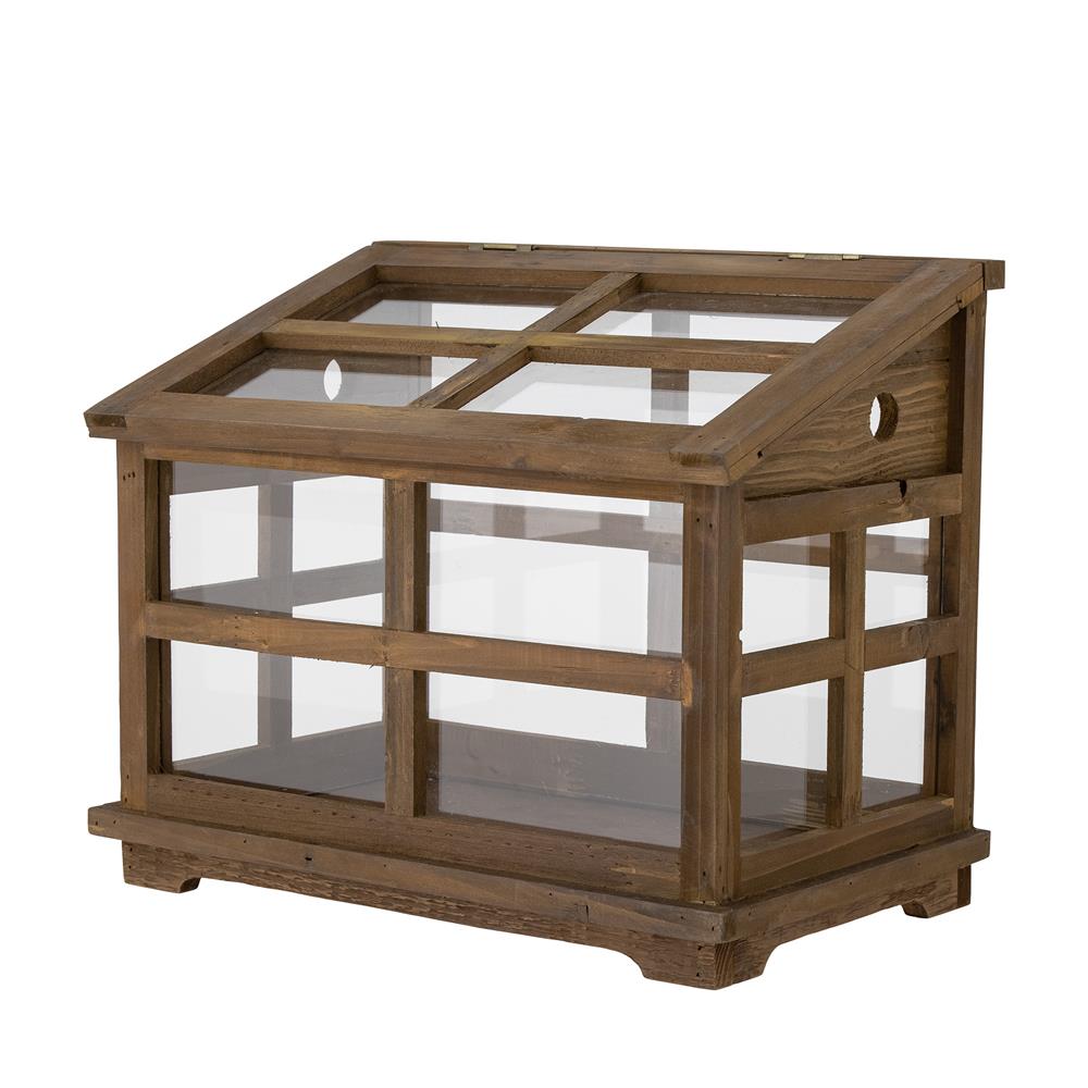 Bloomingville Marti Display-Kasten Braun Tannenholz L40xH33xW25 cm – dekorativer Schaukasten