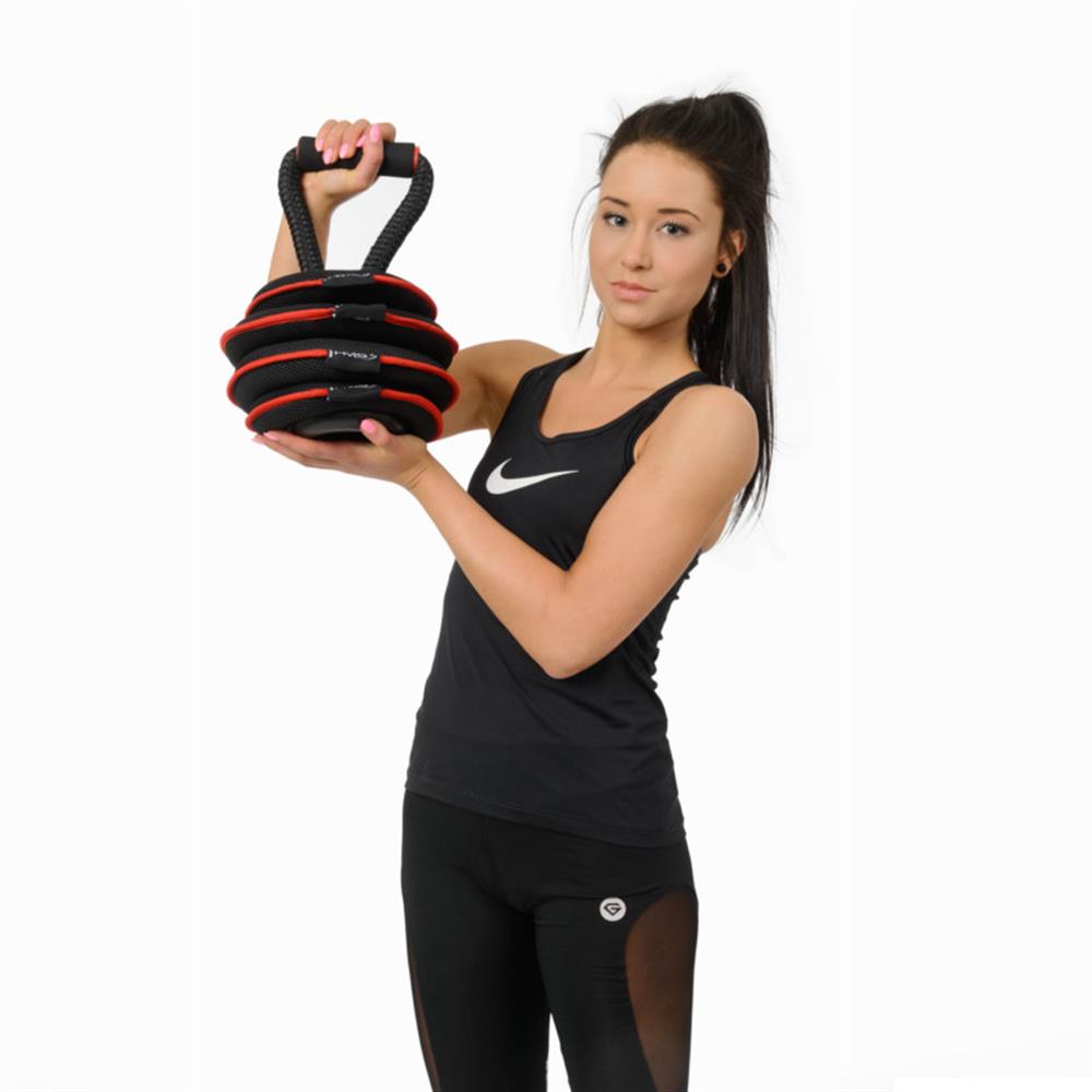 Verstellbare Kettlebell 0,6-8,75 kg Fitness Kugelhantel | HMS KRM20