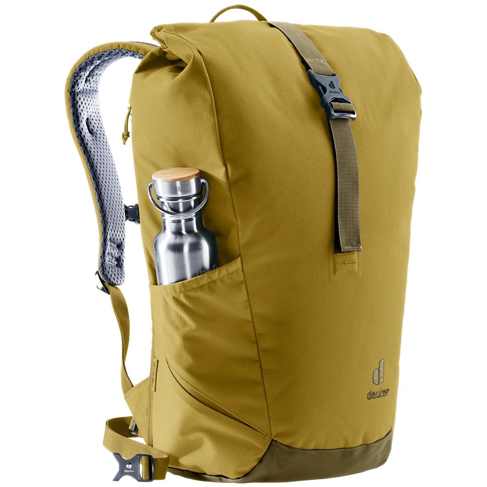 deuter Stepout 22, Lifestyle-Rucksack, kelp-nori (beige), 22L, mit Flaschenhalter und Laptopfach