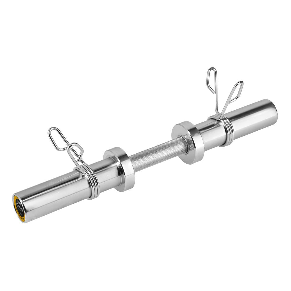 Olympische Kurzhantelstange 50 cm bis 320 kg verchromt | HMS GOP050