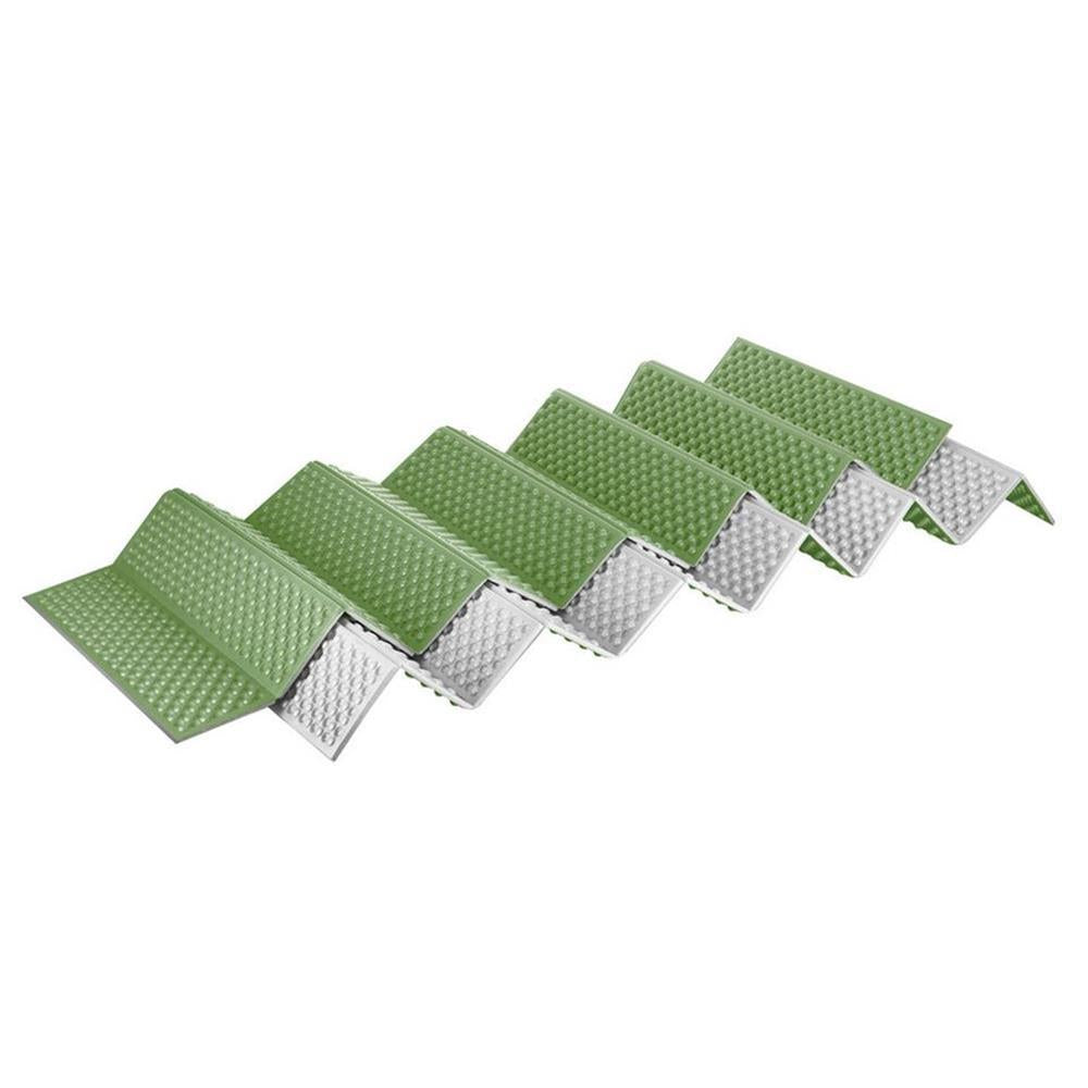 NILS CAMP Isomatte faltbar 195 cm in Grün - isolierende Matte für Outdoor, Trekking & Camping