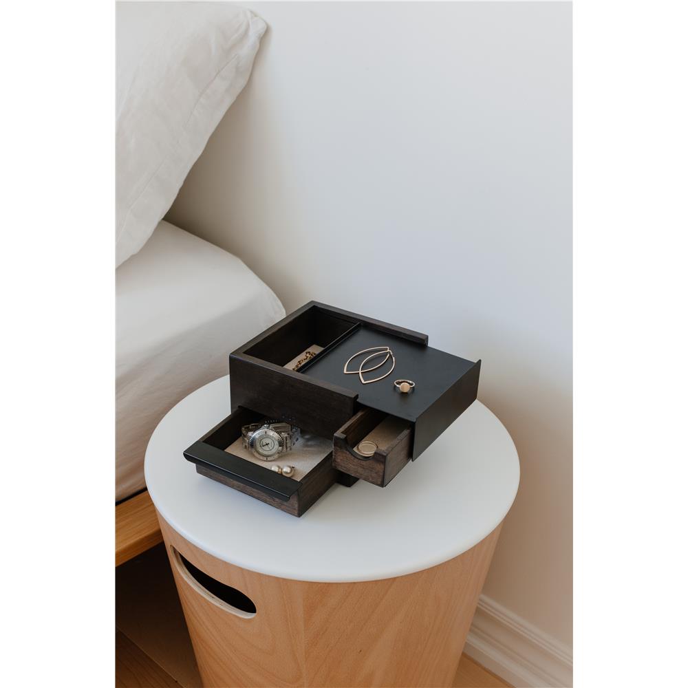 Umbra Stowit Mini Design Schmuckkasten Holz Braun Schmuckaufbewahrung Organizer