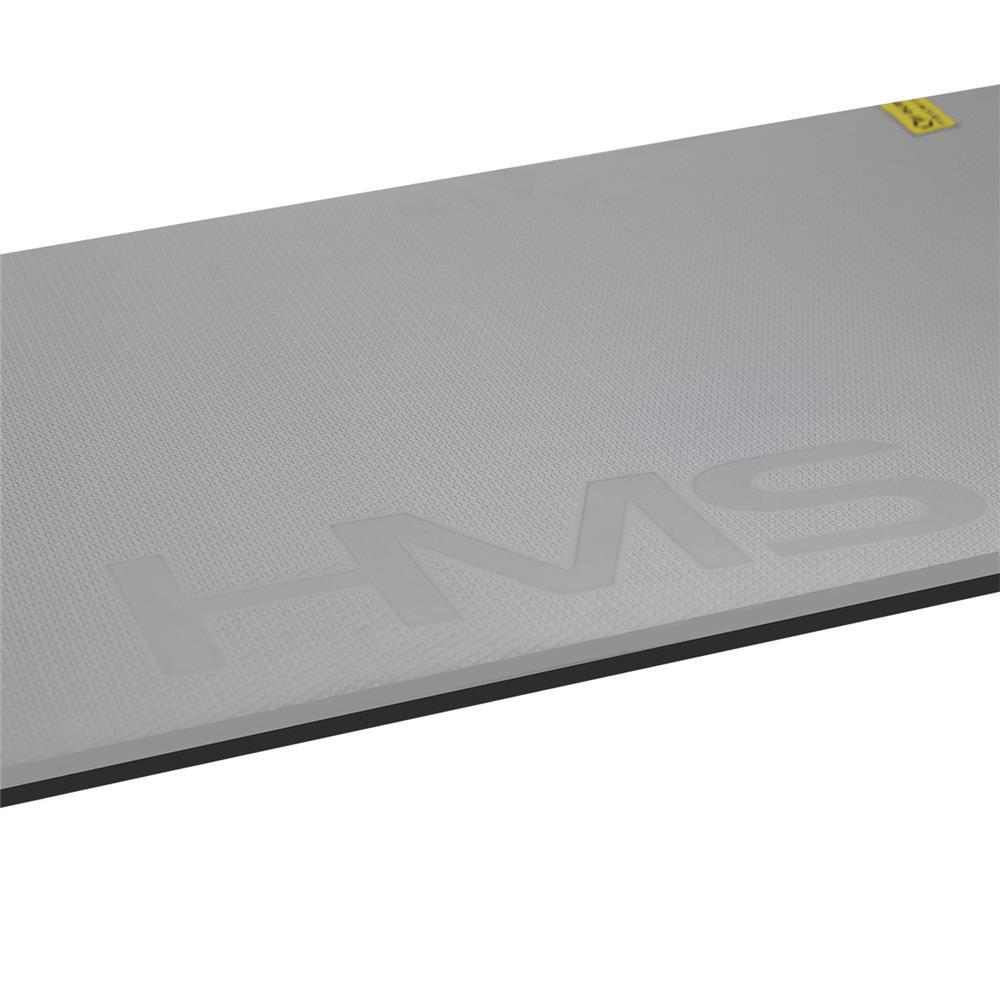 Fitnessmatte 110x55 cm 15 mm Grau/Schwarz | HMS Premium MFK01