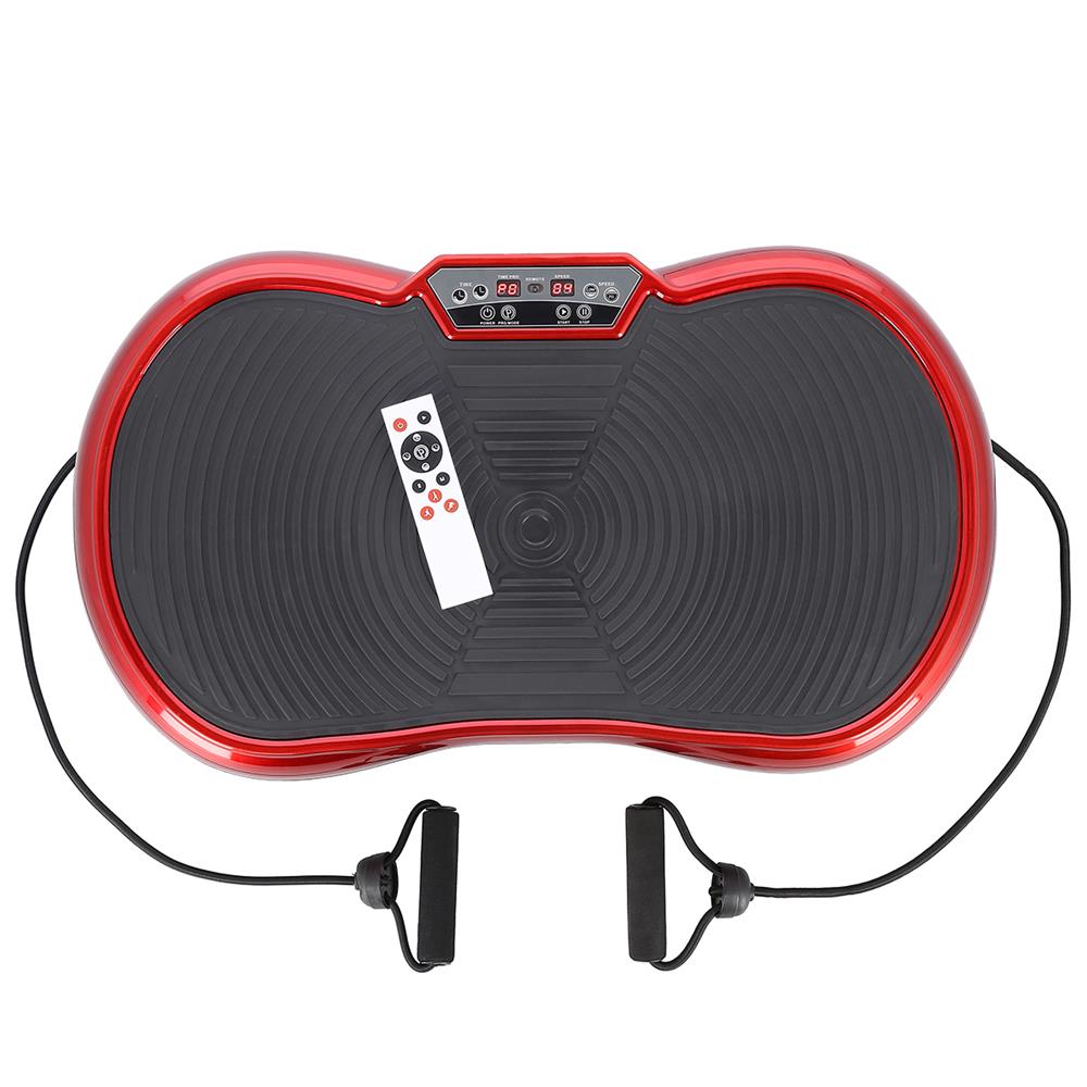 Vibrationsplatte mit Trainingsbändern 150 kg Rot/Schwarz | HMS SVP02