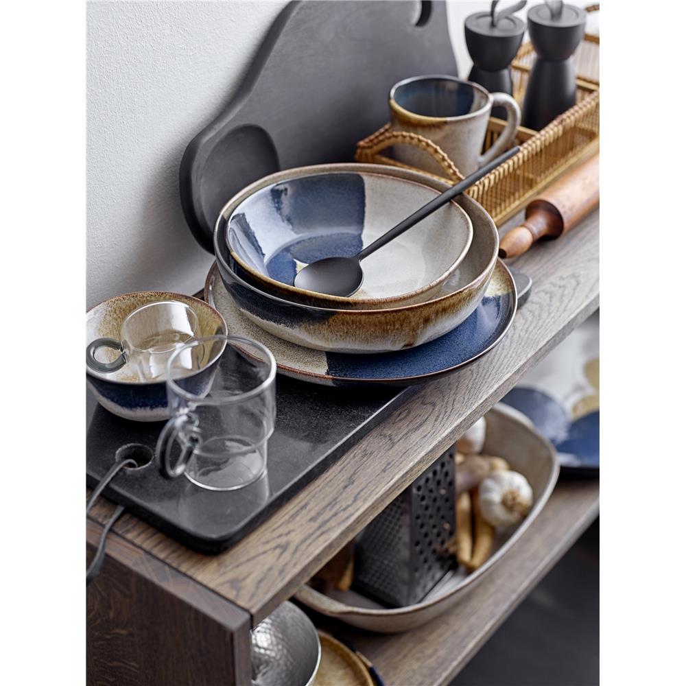 Bloomingville Sandrine Ofenform, Natur, 3,5L, Steingut, dänisches Design