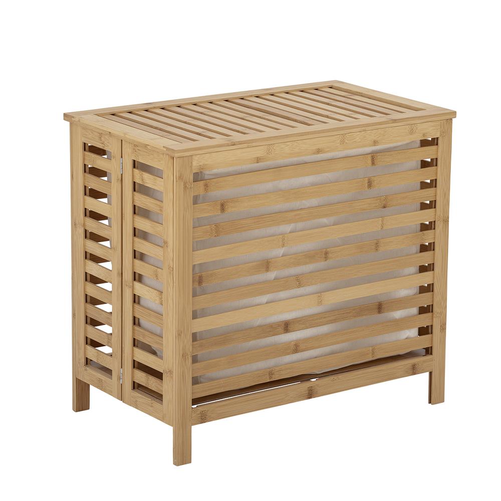 Bloomingville Aden Wäschekorb Natur Bambus 56,5x51,5x35cm