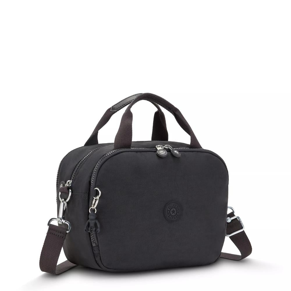 Kipling PALMBEACH, Beautycase, Black Noir (schwarz), Kulturtasche 7L Spiegel Trolleyhalterung