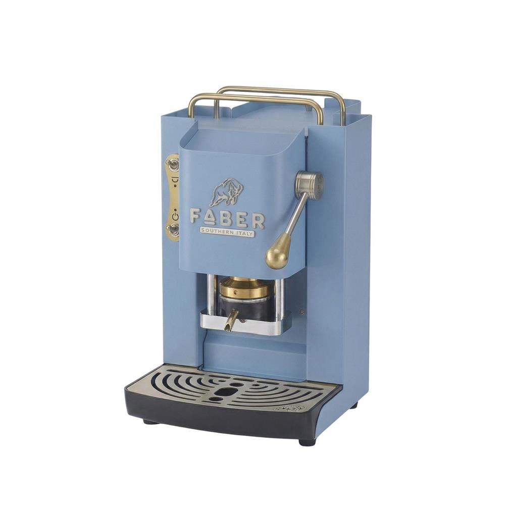 Faber Pro Deluxe 3.0 Turquoise Messing ESE Pad Kaffeemaschine 44 mm