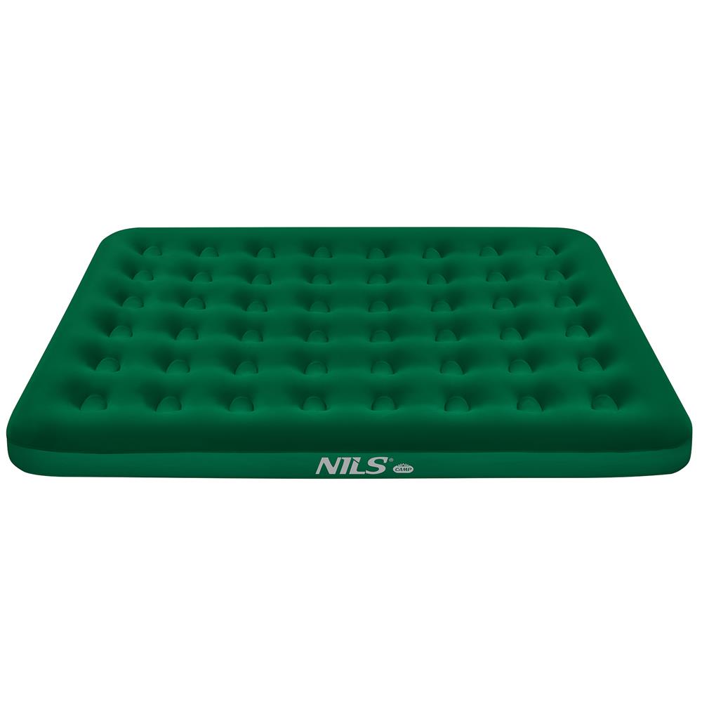 NILS CAMP Campingmatratze Doppelbett grün 203x152x22 cm für Camping Reise Gästebett