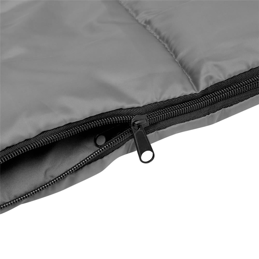 NILS CAMP Doppelschlafsack für 2 Personen Grau-Grün - warmer Schlafsack für Outdoor & Camping