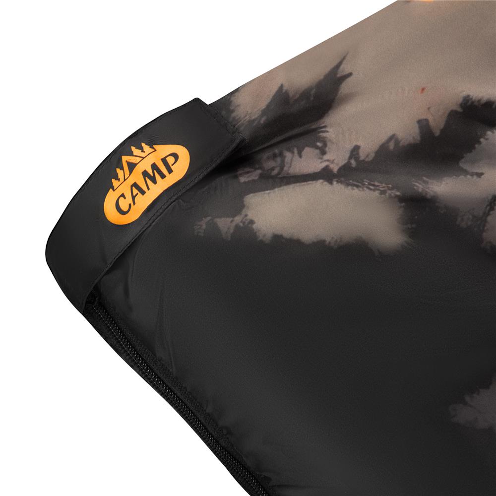 NILS CAMP Doppelschlafsack 3-in-1 mit Bär-Motiv für Camping Reisen Outdoor warm