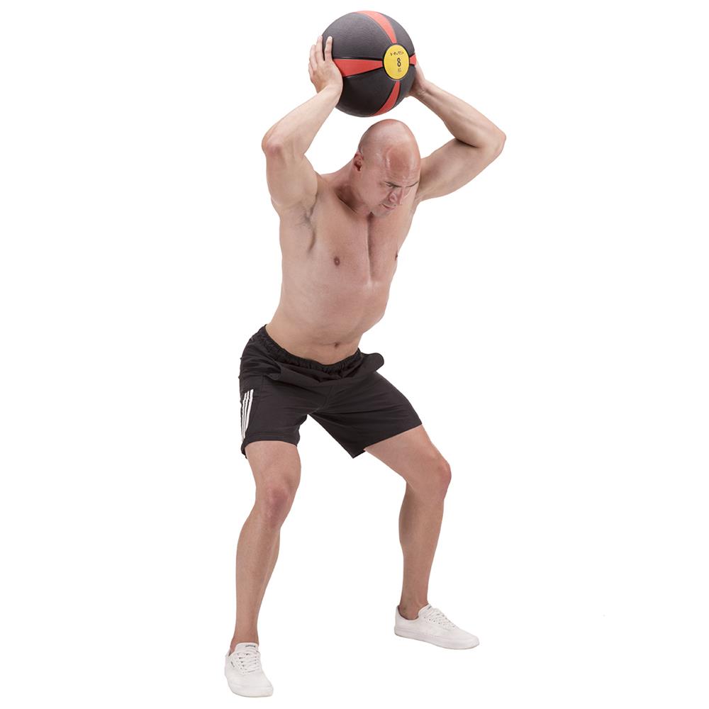 Medizinball 2 kg Trainingsball für Kraft Koordination Fitness | HMS NK2