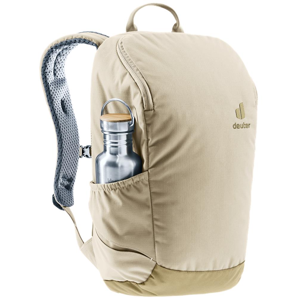 deuter Stepout 16, Rucksack, bone-desert (beige), 16L, mit Flaschenhalter und Tabletfach