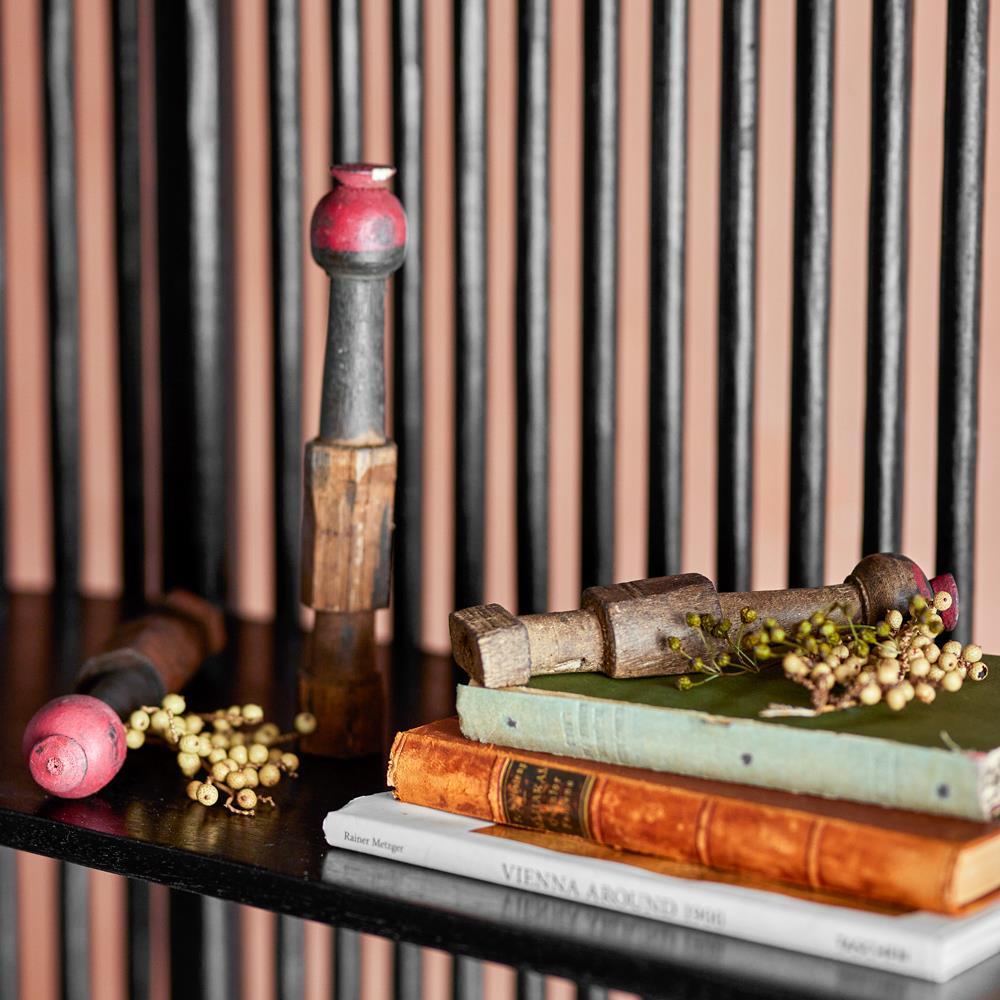 Bloomingville Barac Deko aus recyceltem Holz, braune Unikate im 3er Set