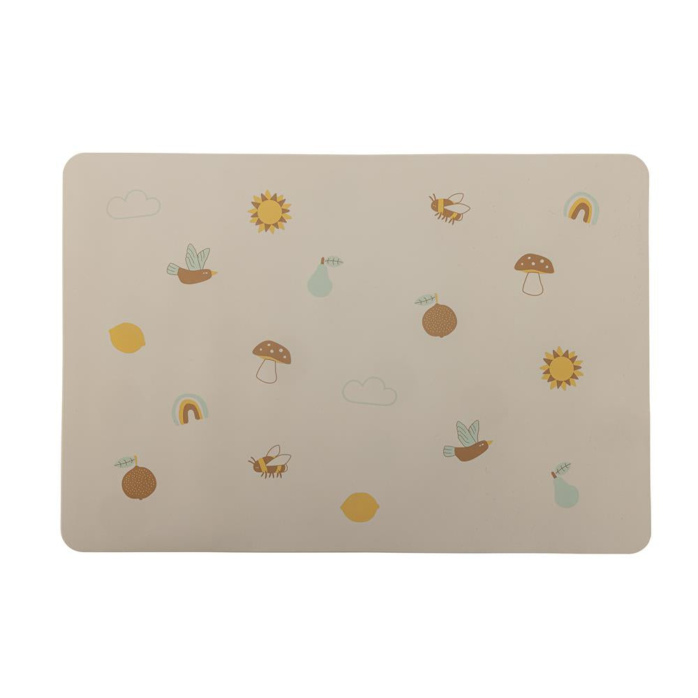 Bloomingville MINI Agnes Platzdeckchen, Natur, Silikon