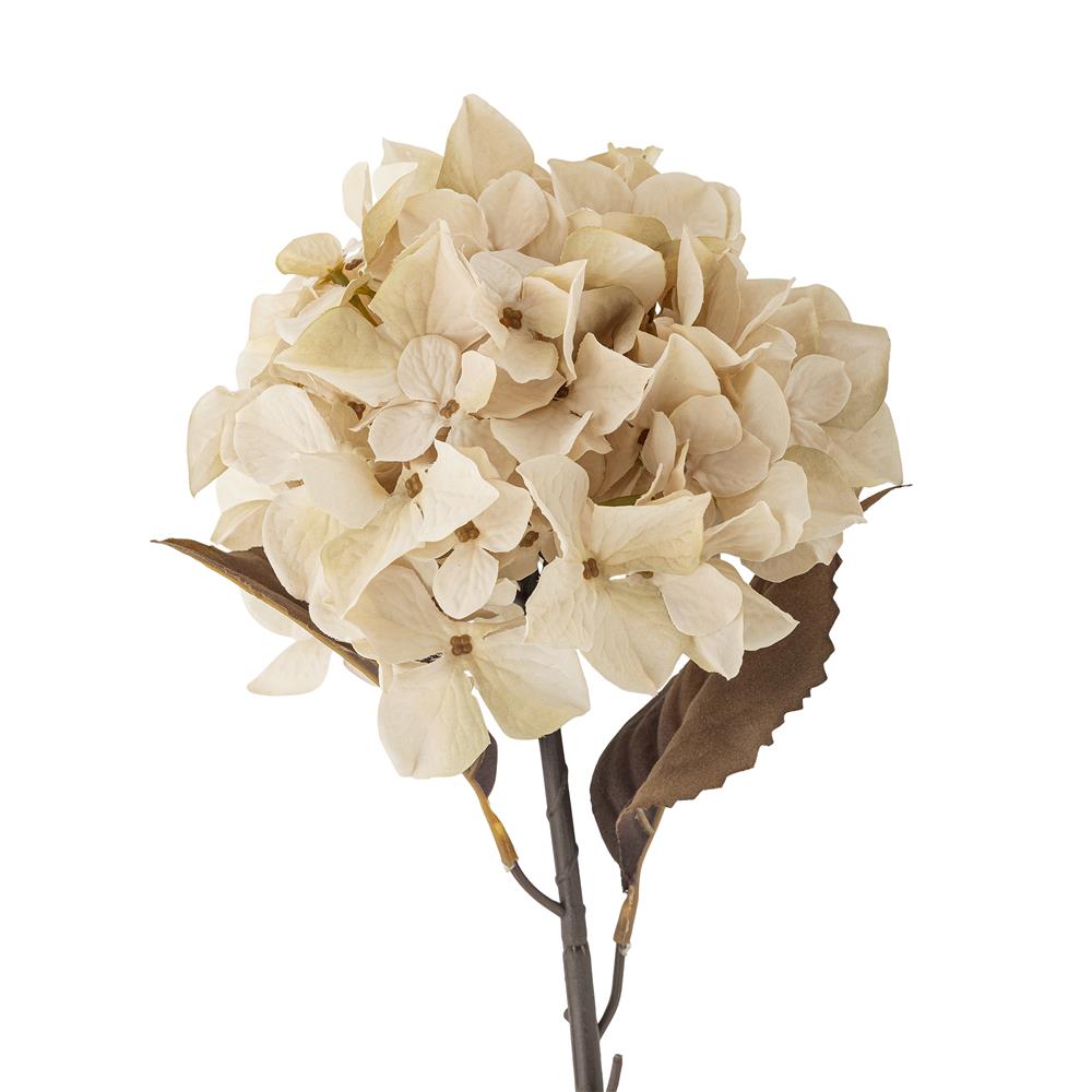 Bloomingville Hydrangea Hortensie Kunstblume Natur Stiel 65 cm