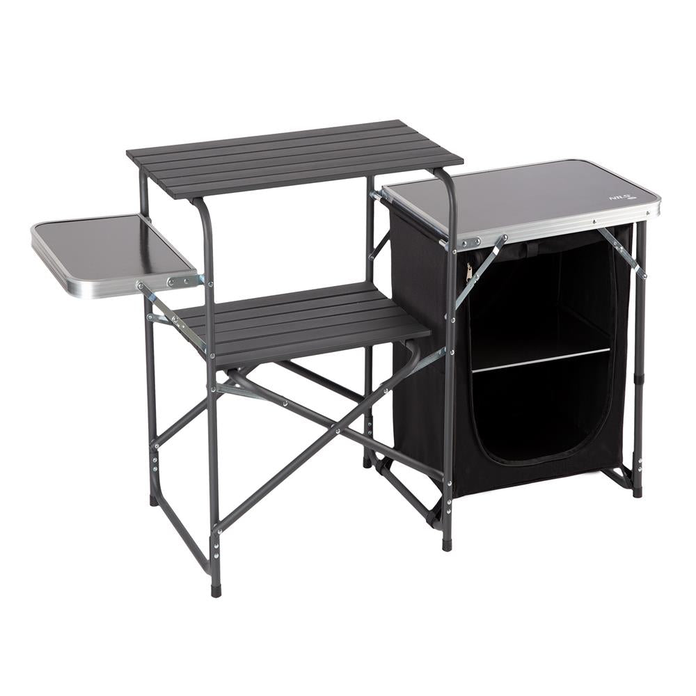NILS CAMP Campingschrank faltbar für Camping Outdoor Küche mit Stauraum