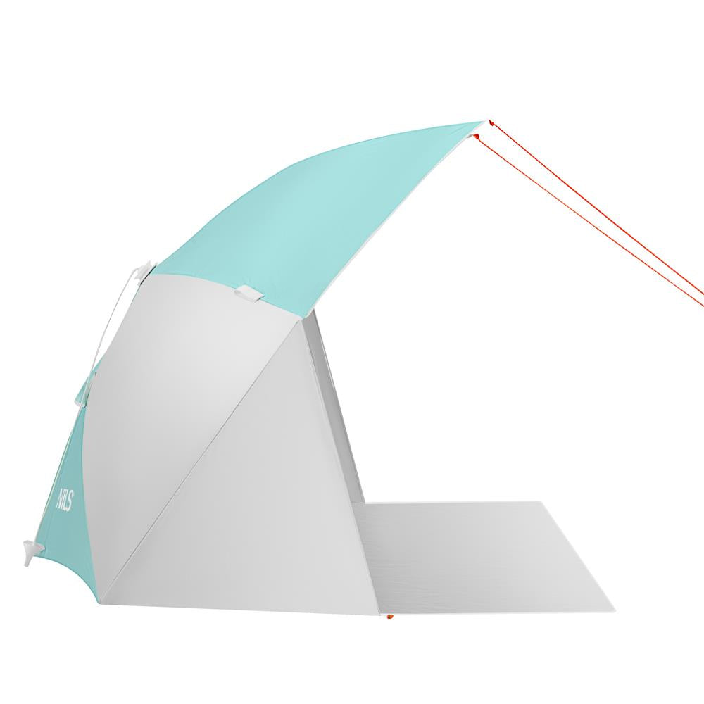 NILS CAMP 2in1 Strandschirm mit Windschutz für Strand Camping Outdoor