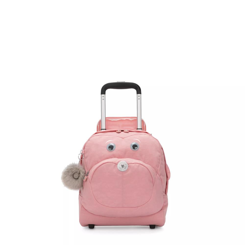 Kipling NUSI, Kinder-Schultasche mit Rollen, Bridal Rose (rosa), Schulranzen mit Trolleyfunktion
