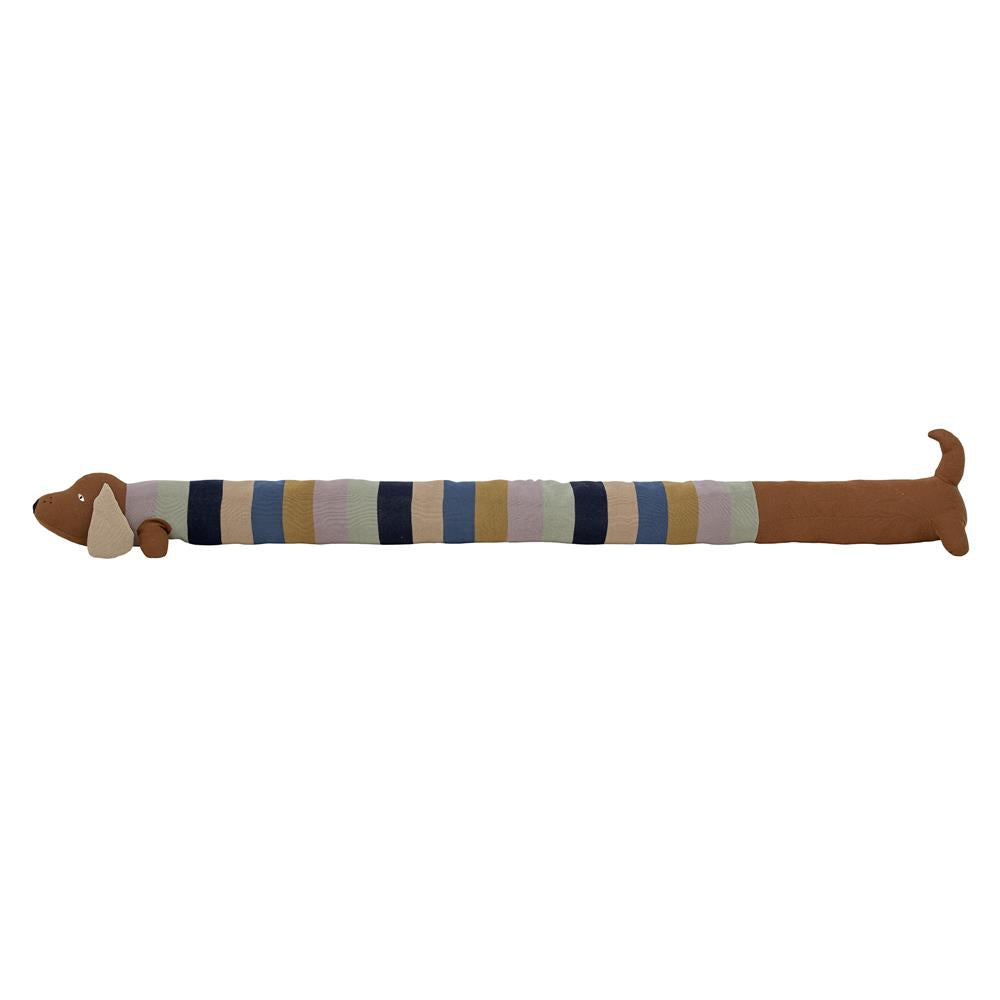 Bloomingville MINI Charlie Stofftier Hund, 2m lang, Baumwolle