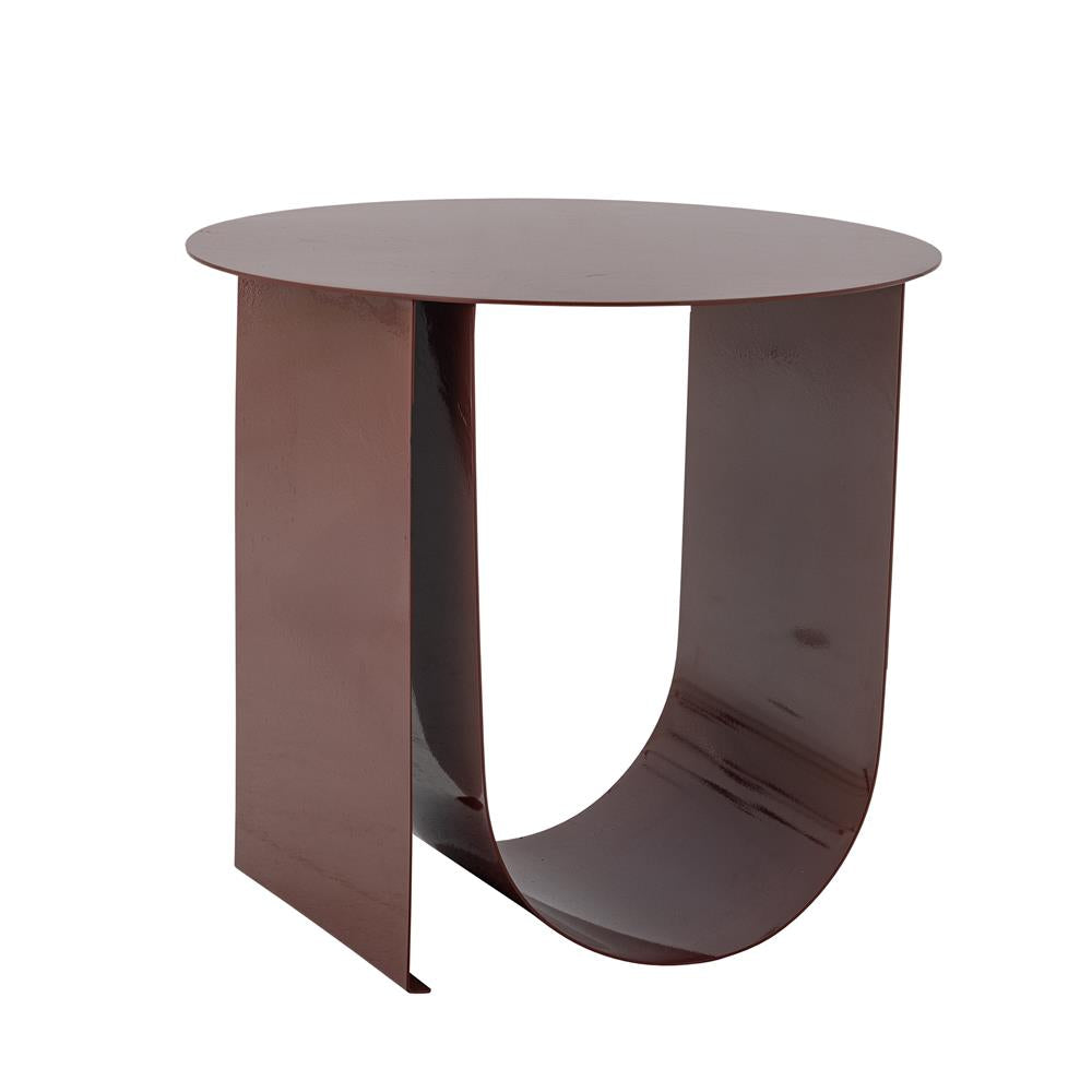 Bloomingville Cher Beistelltisch Metall rot modern 43 cm