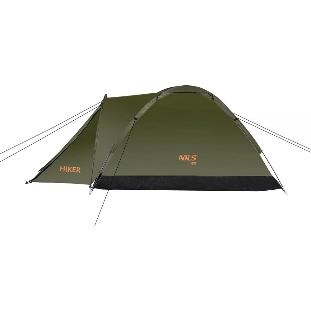 NILS CAMP Hiker Zelt für 2 Personen in Khaki - kompaktes Campingzelt mit Vorraum für Camping & Outdoor