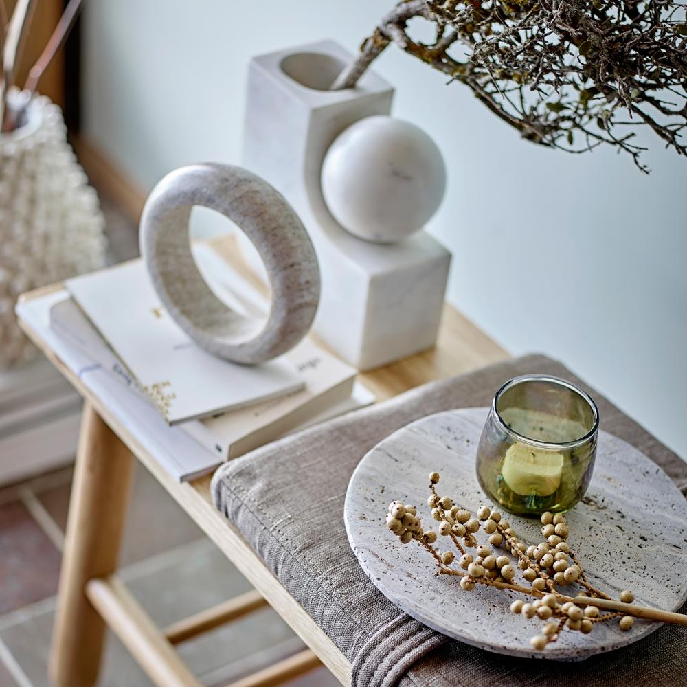 Bloomingville Idalina Teelichthalter grün aus Glas – Kerzenhalter für Tischdeko & Wohnzimmer