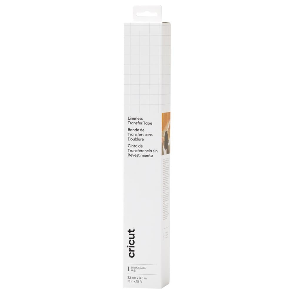 Cricut Transferklebeband ohne Trägerfolie, 1 Rolle Transferfolie 33cm x 4,6m