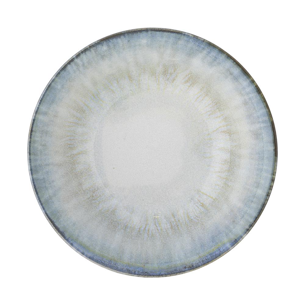 Bloomingville Calen Schale aus Steingut in Blau 500 ml – Schale für Küche, Tischdeko und Alltag