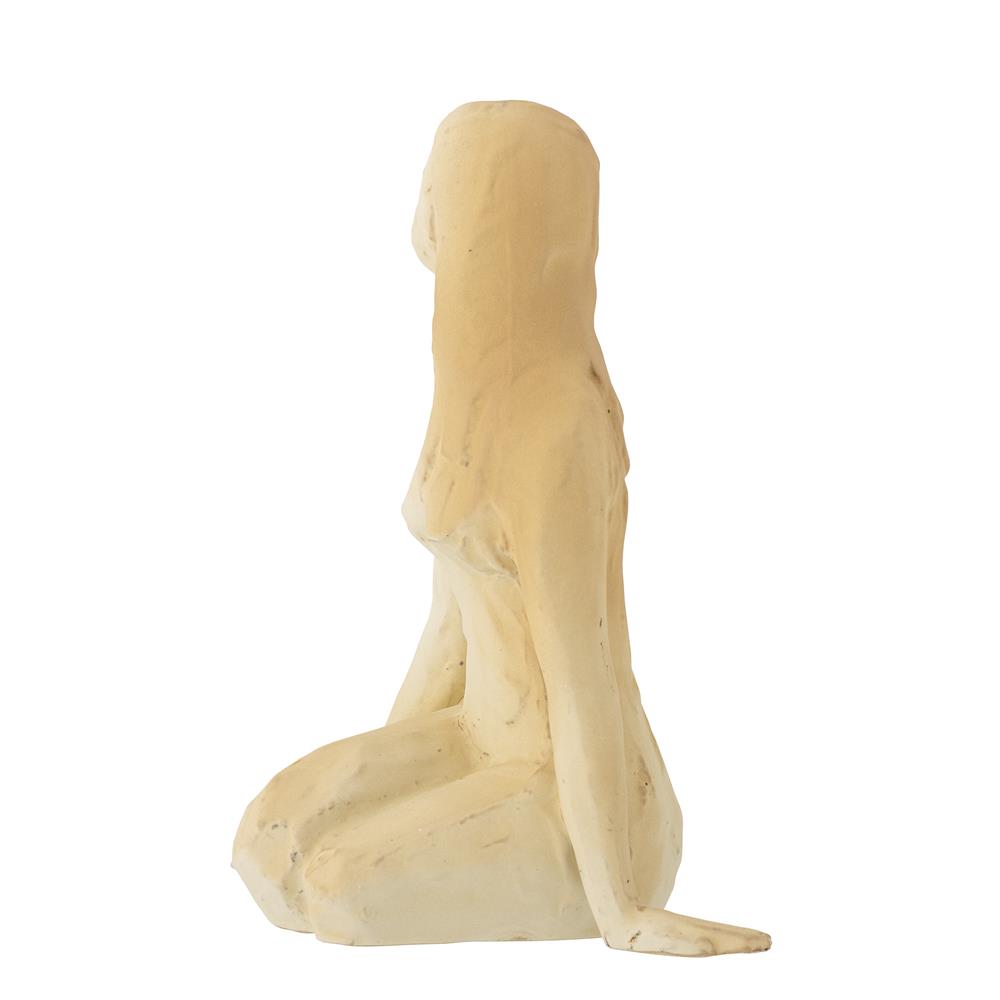 Bloomingville Ishtar Deko aus Steingut in Natur – moderne Skulptur für Wohnzimmer und Regal