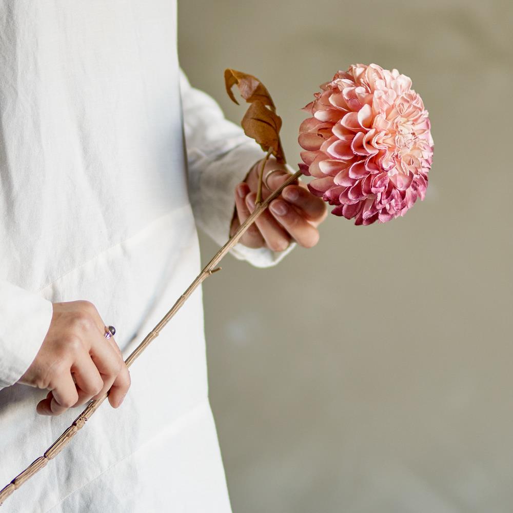 Bloomingville Chrysantemum Kunstblume Stiel Rose 54cm