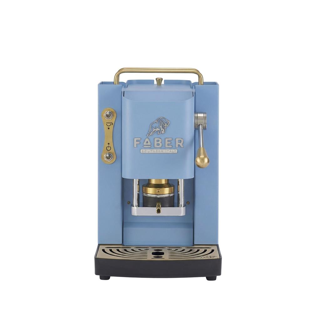 Faber Pro Deluxe 3.0 Turquoise Messing ESE Pad Kaffeemaschine 44 mm