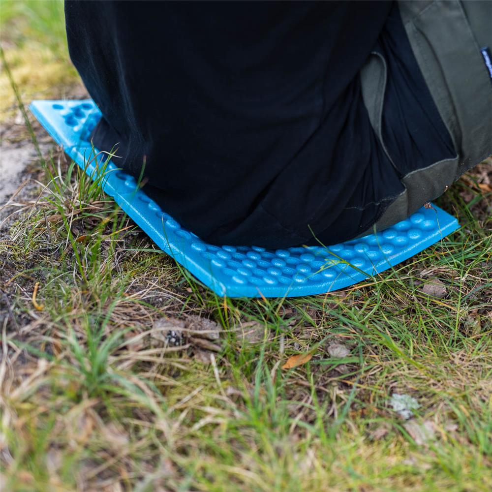 NILS CAMP Camping Sitzmatte blau faltbar ultraleicht für Camping Outdoor Strand