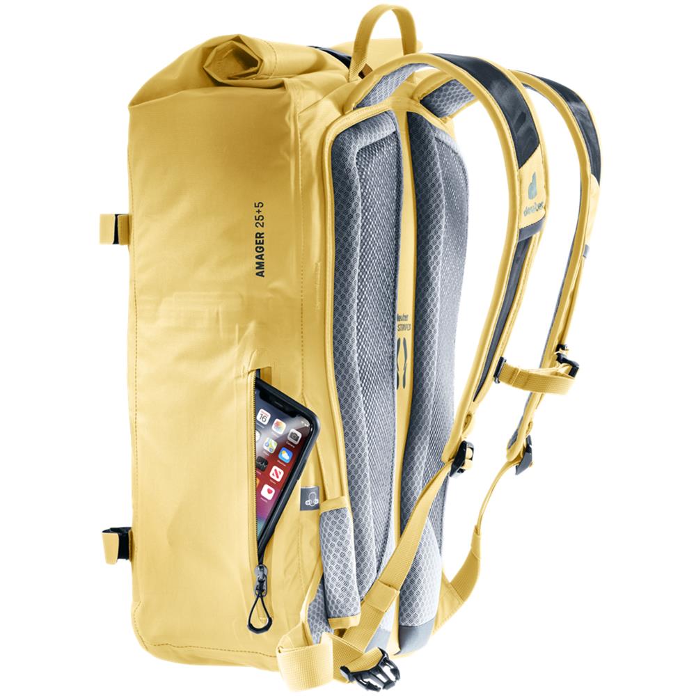 deuter Amager 25+5, Fahrradrucksack, dune (beige), 29L, Fahrradtasche