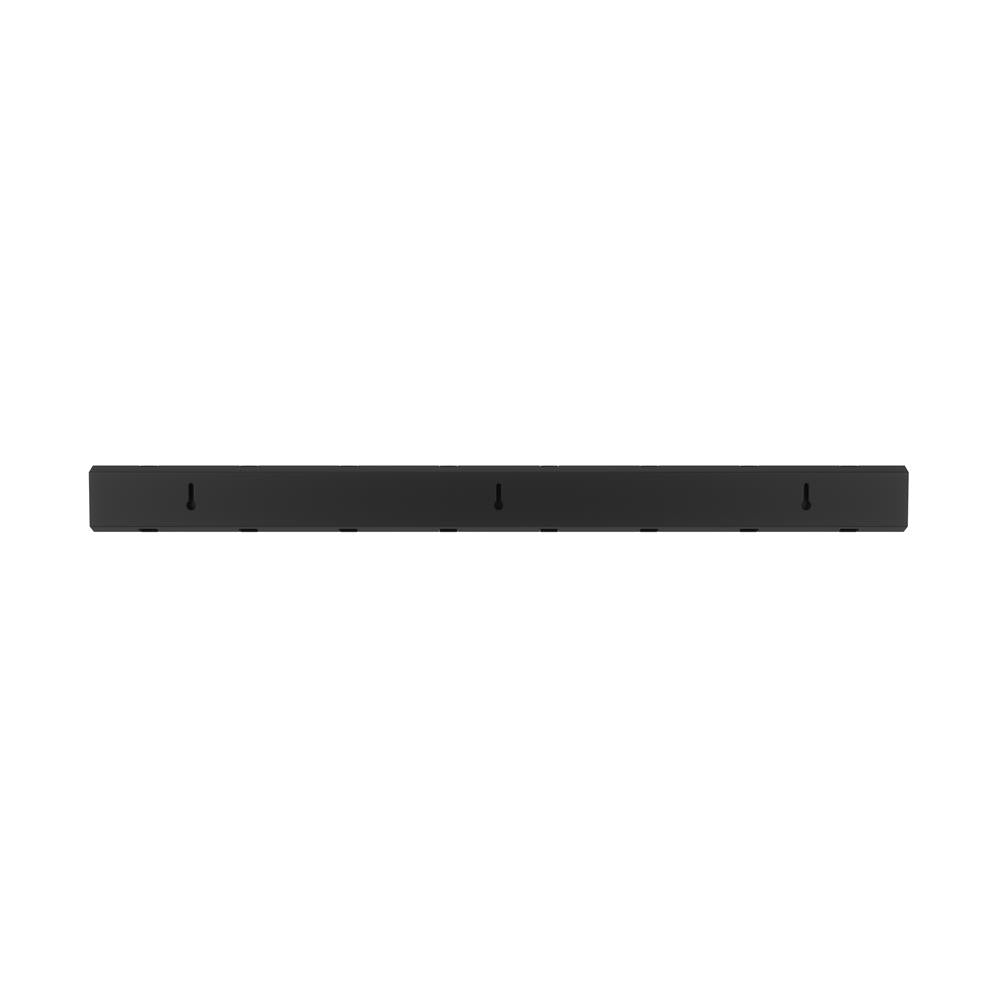 Umbra Flip Wandgarderobe, Garderobenleiste in Schwarz, mit 8 beweglichen Haken in Schwarz